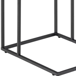 Tarbes Sidobord 63x43x35 cm Svart