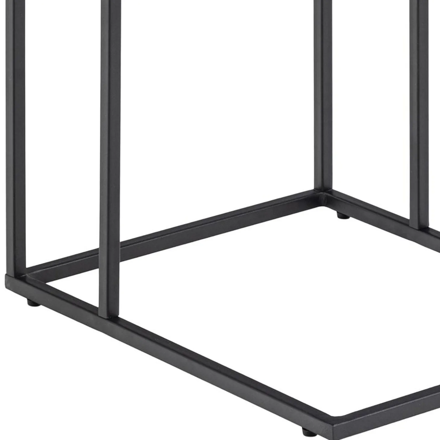 Tarbes Sidobord 63x43x35 cm Svart