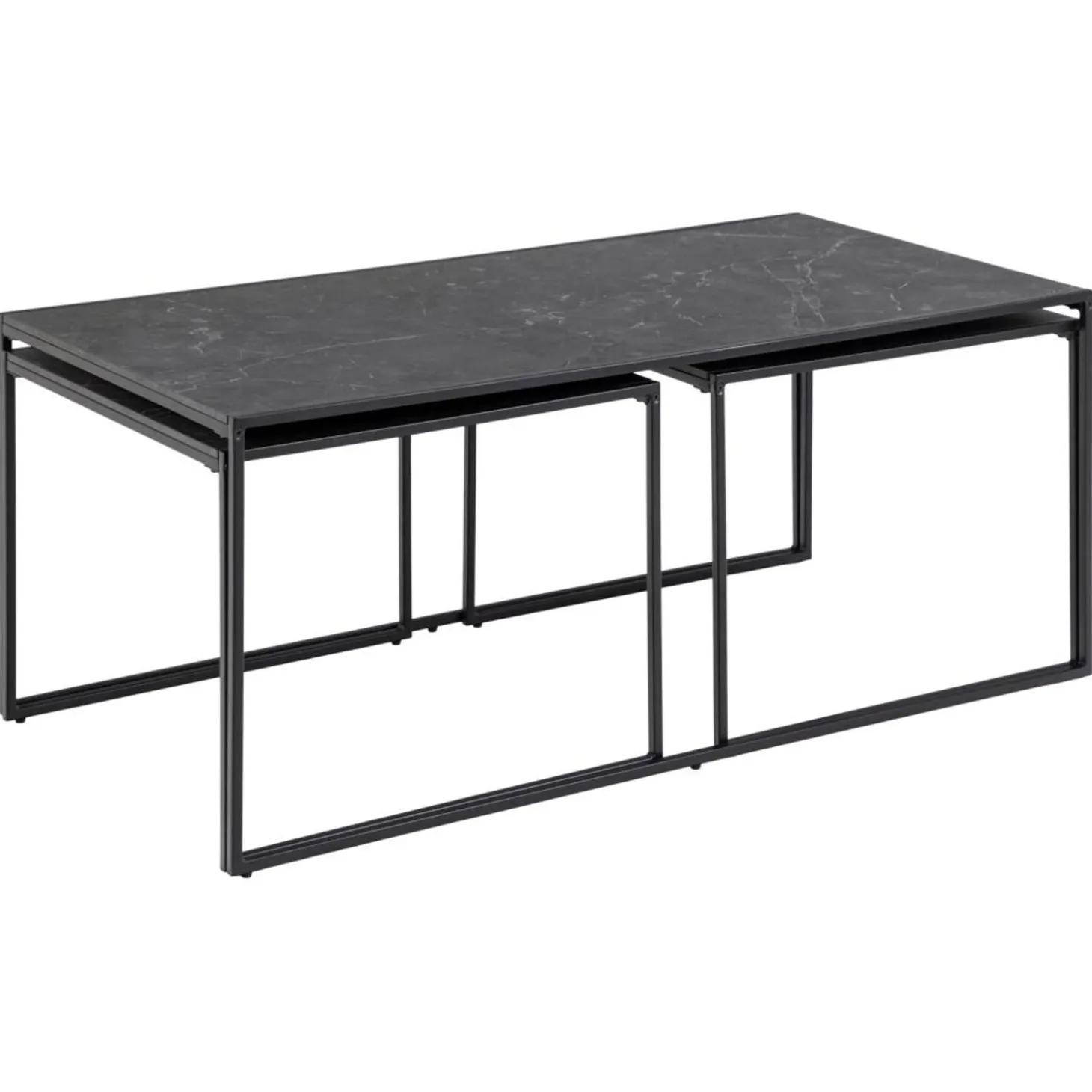 Tarbes Soffbord 120x60 cm Svart