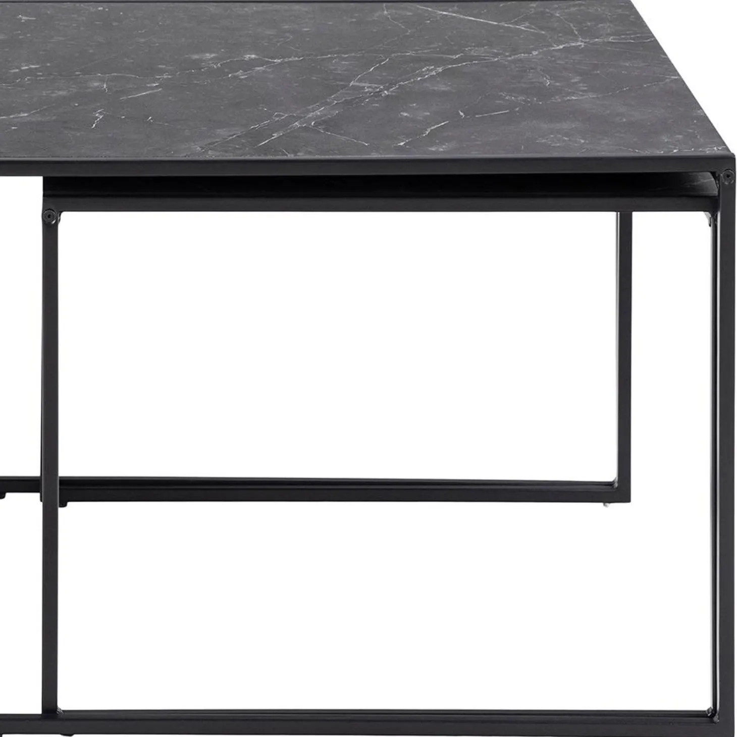 Tarbes Soffbord 120x60 cm Svart