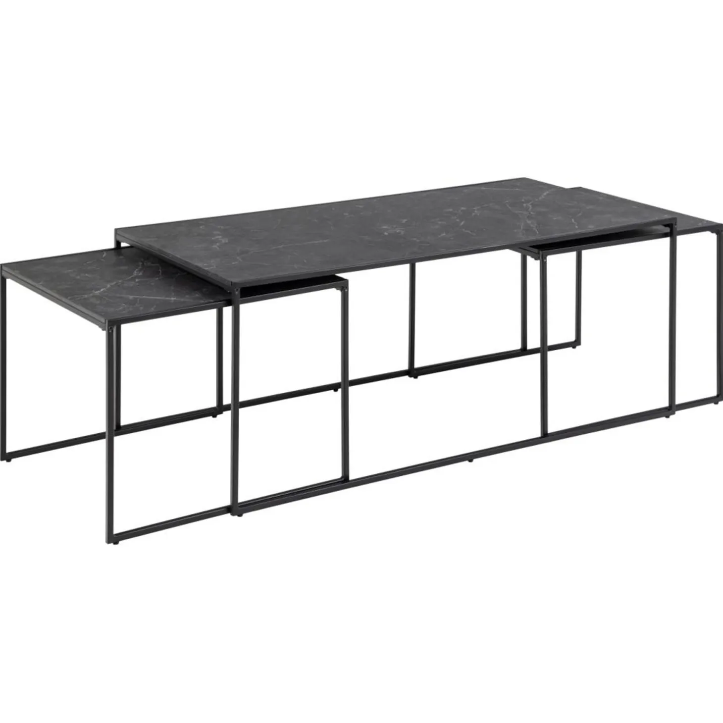 Tarbes Soffbord 120x60 cm Svart