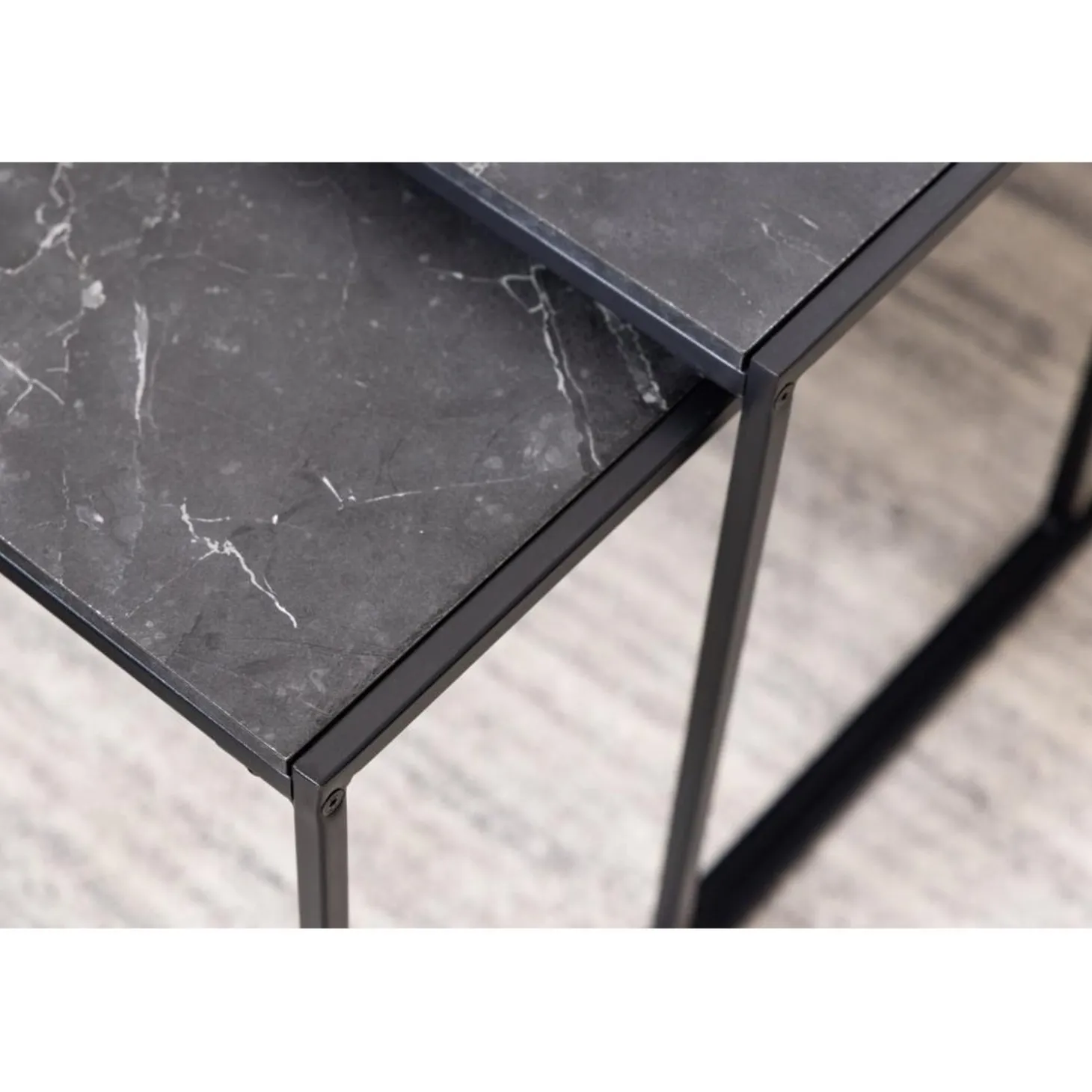 Tarbes Soffbord 120x60 cm Svart
