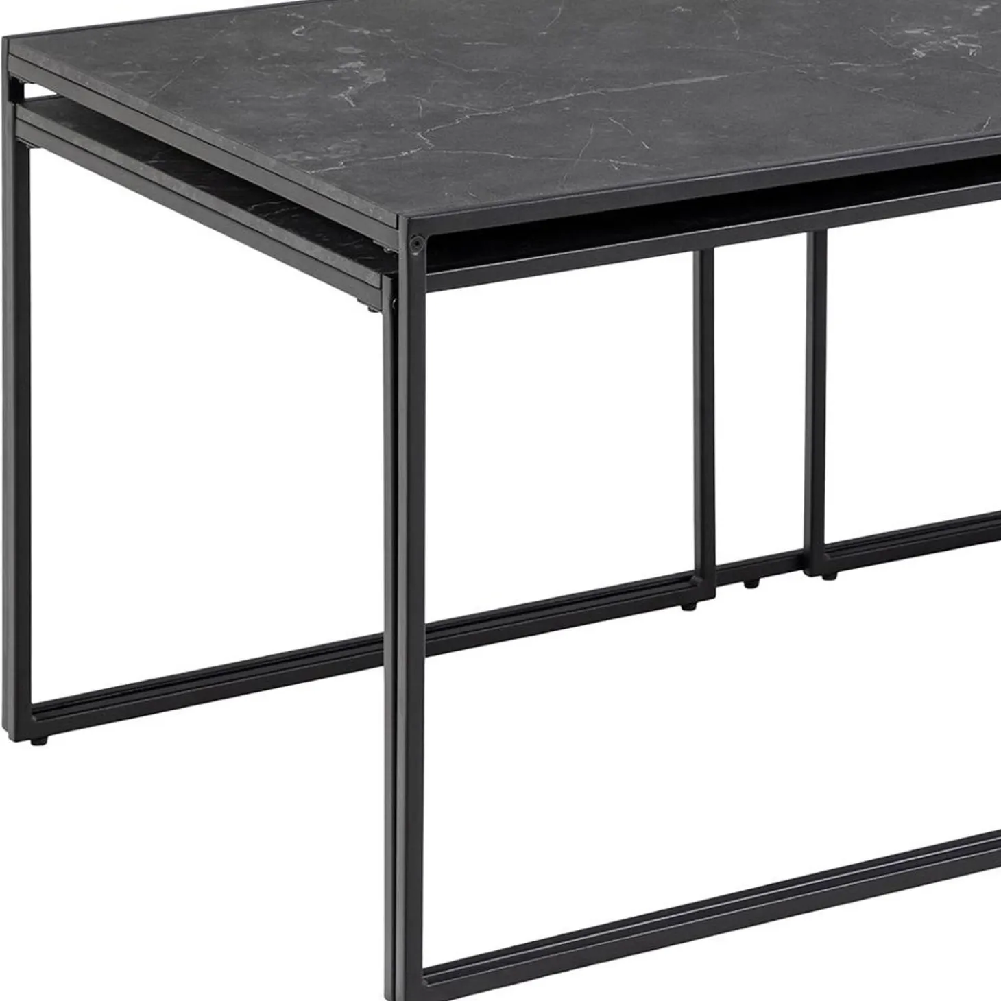 Tarbes Soffbord 120x60 cm Svart