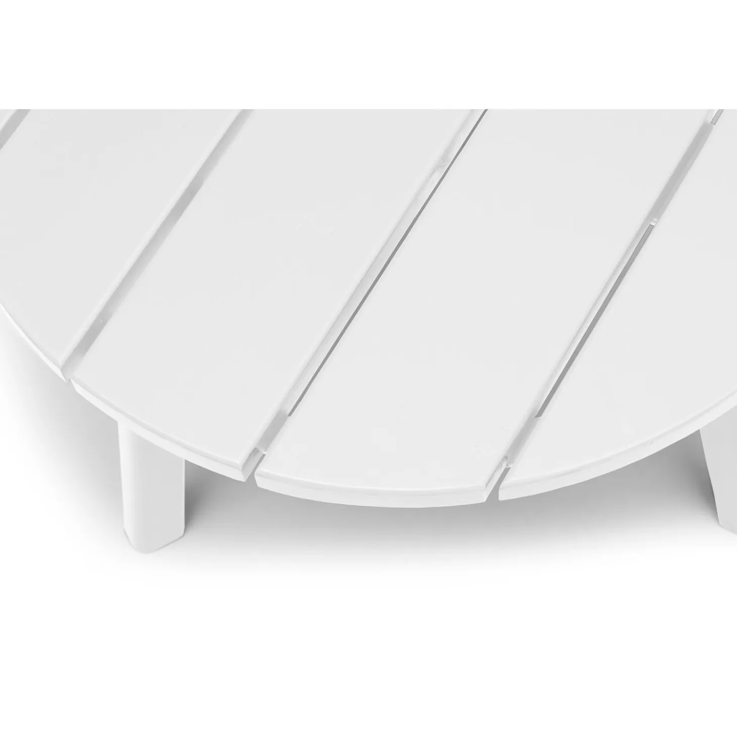 Tennessee Utesidobord Ø50 cm Vit