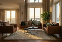 Texas 3-Sits Soffa Cognac