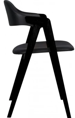 Titan Stol Svart Ek