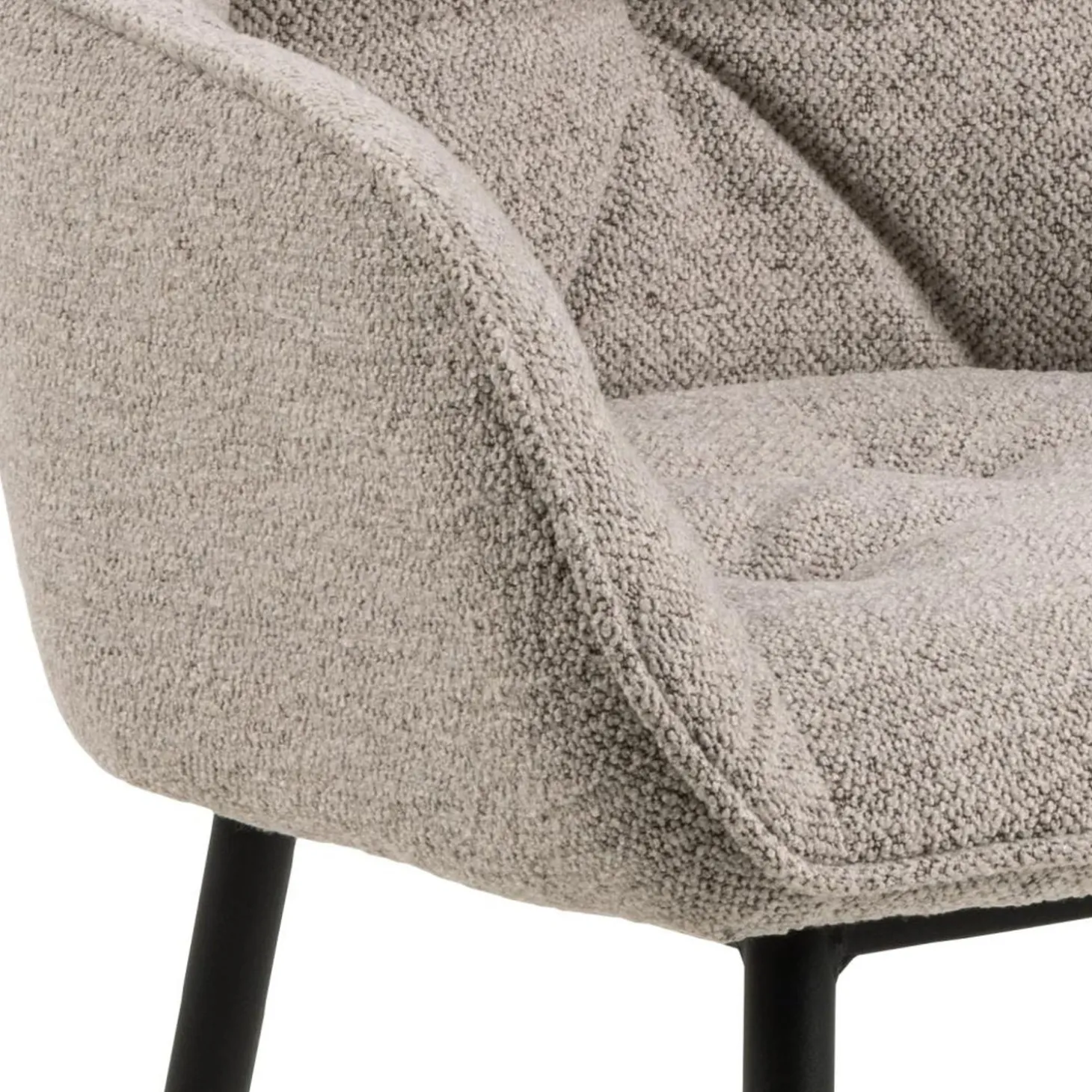 Toulon Karmstol Monza tyg Beige