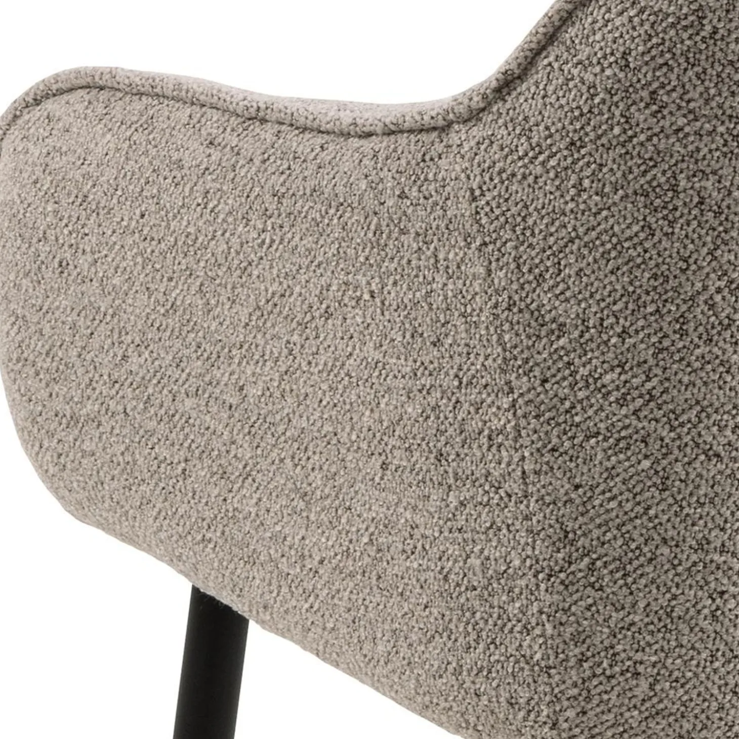 Toulon Karmstol Monza tyg Beige