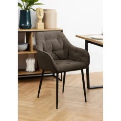 Toulon Karmstol Monza tyg Taupe