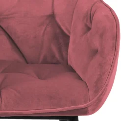 Toulon Karmstol Sittdyna Vic tyg korall