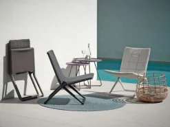 Traveller Lounge Fällstol Grå