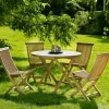 Turin Fällbord Teak 100 cm Rund