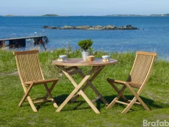 Turin Fällbord Teak 100 cm Rund
