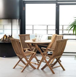 Turin Fällstol Teak