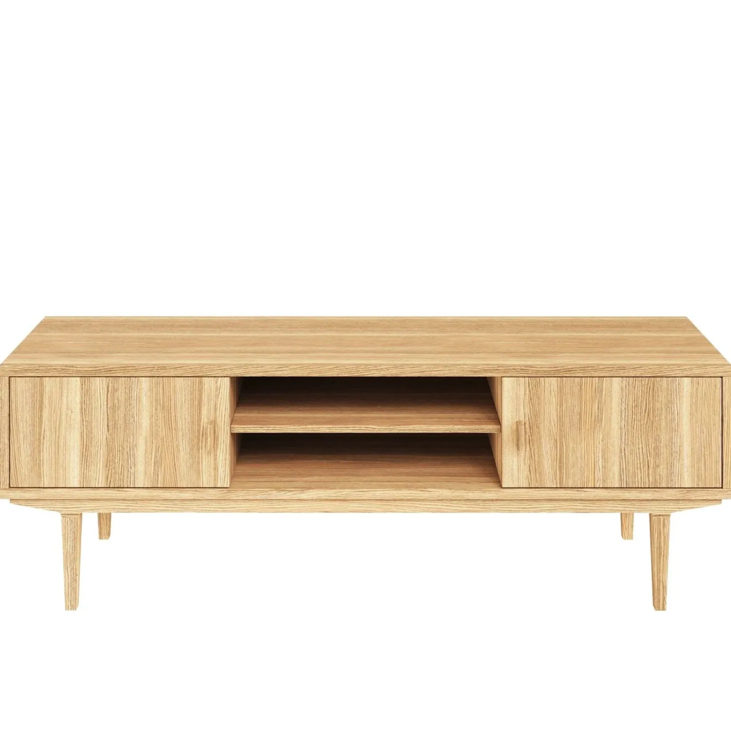 TV-bänk Nr.420 160x54 cm Oljad Ek