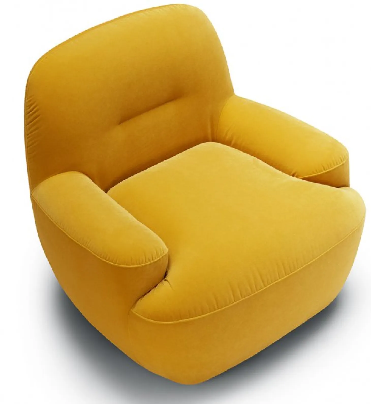 Uma Fåtölj Classic Velvet Yellow