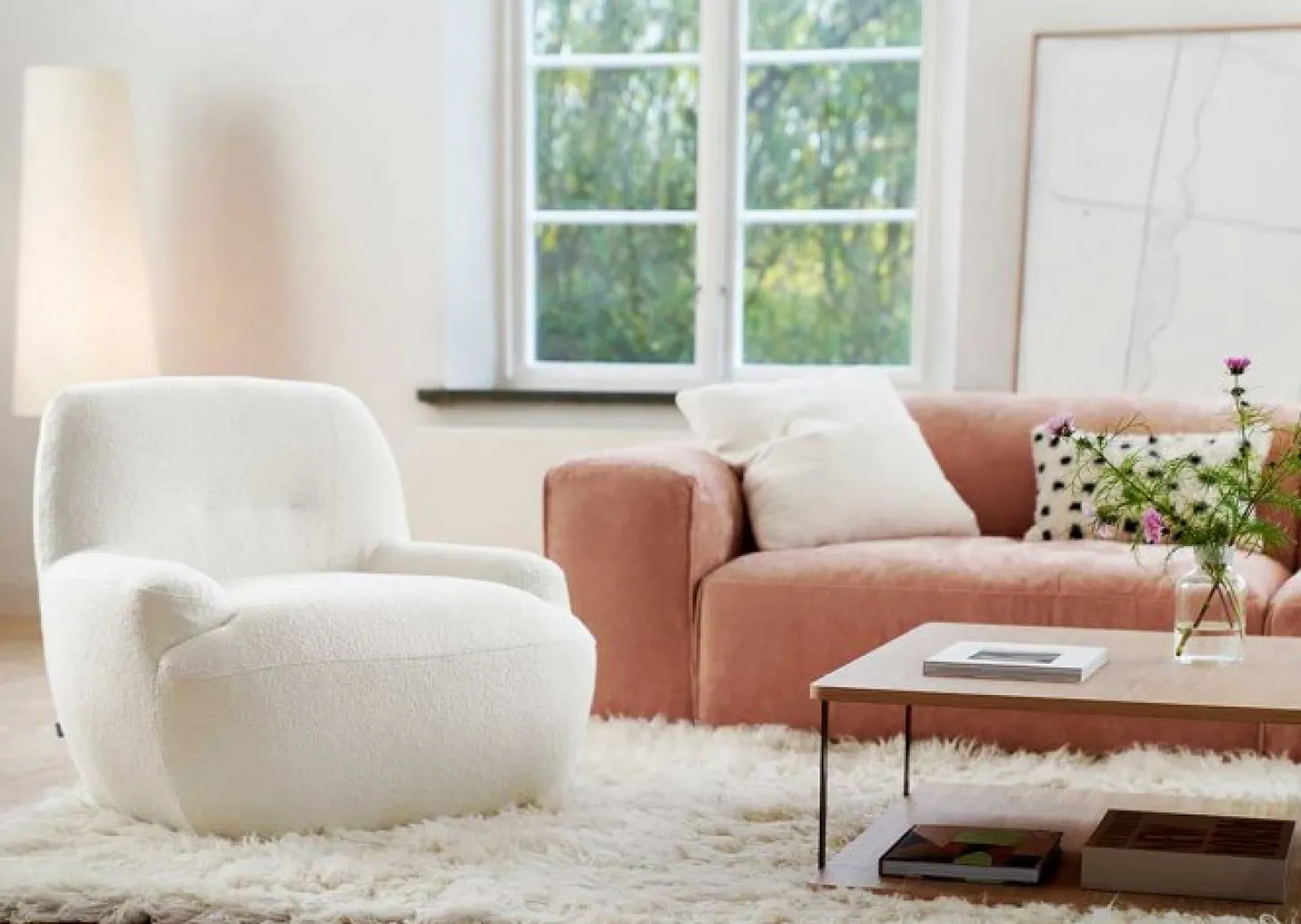 Uma Fåtölj Wildflower Warm Yellow