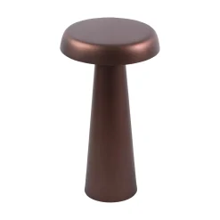 Uppladdningsbar Arcello Bordslampa Bränd Mässing