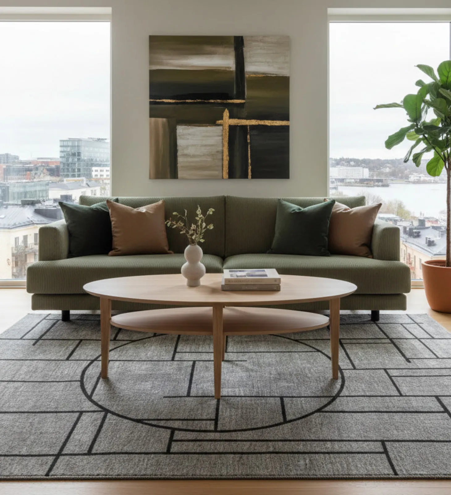 Valand 3-sits XL Soffa (stora ryggkuddar)