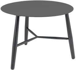 Vannes Sidobord 60 cm Rund Grå