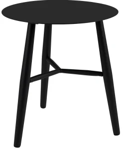 Vannes Sidobord 45 cm Rund Svart