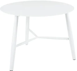 Vannes Sidobord 60 cm Rund Vit