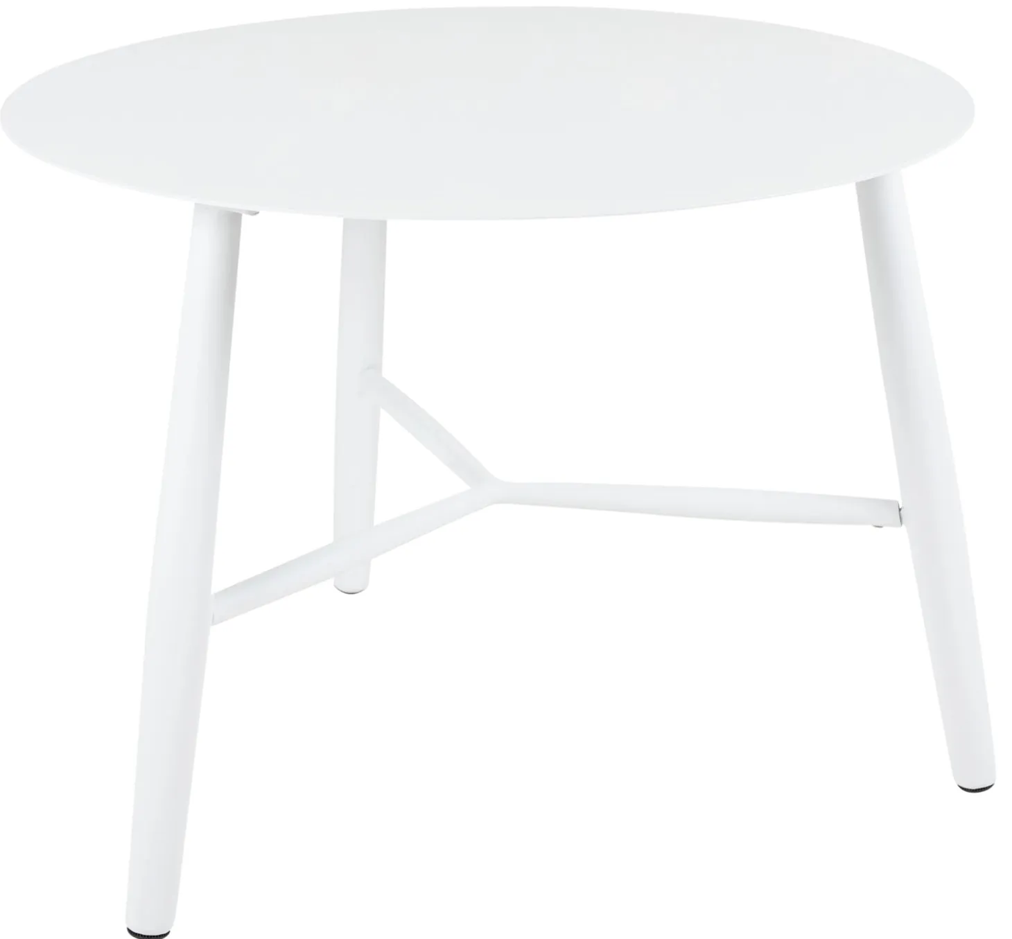 Vannes Sidobord 60 cm Rund Vit