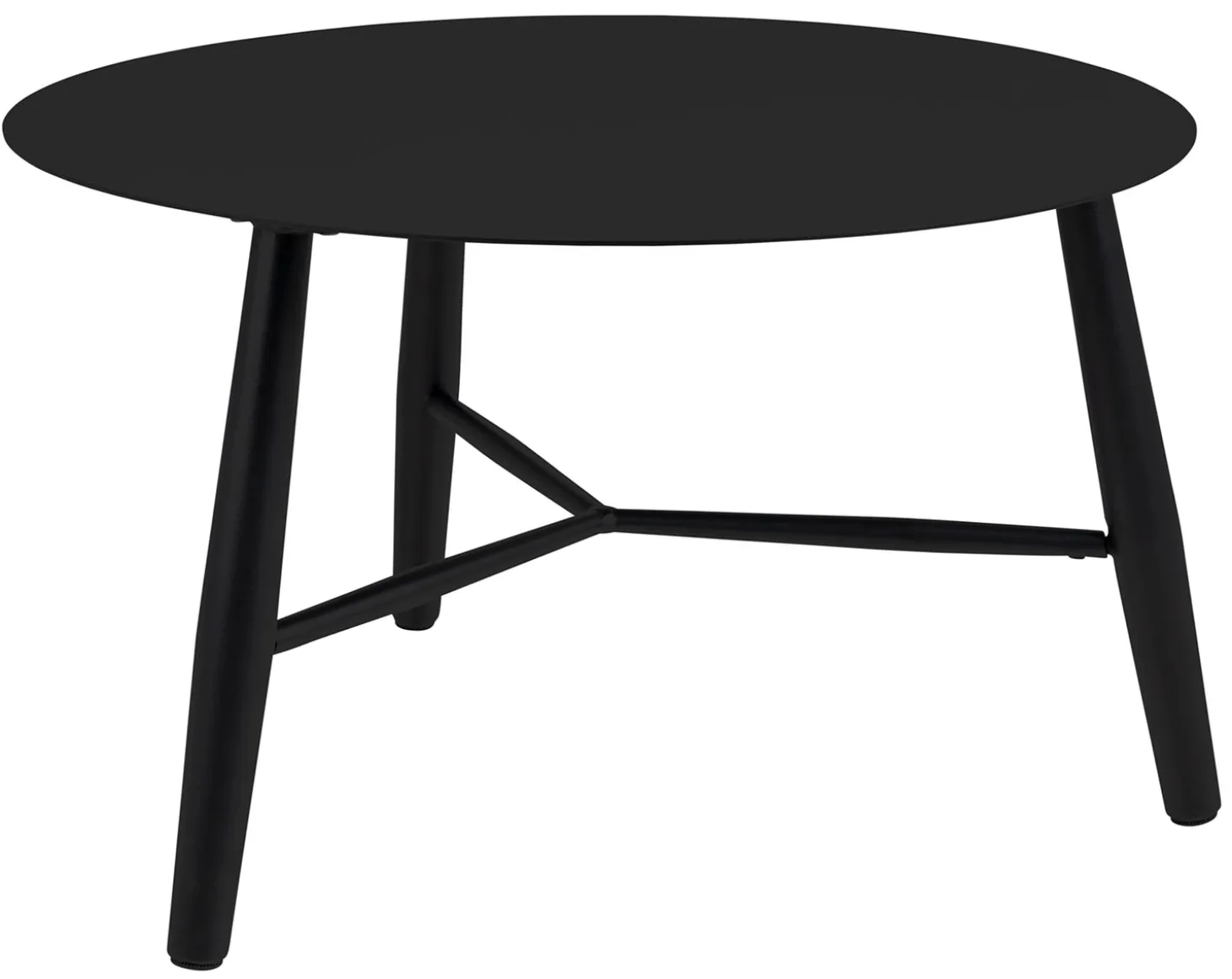 Vannes Soffbord 75 cm Rund Svart