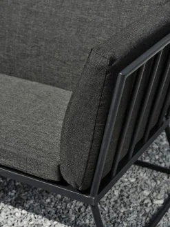 Vence 2-Sits Soffa Höger Svart/Svart