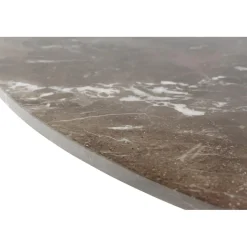 Verdun Matbord Rund 120 cm Brun Marmor