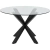 Verdun Matbord Rund 119 cm Glas