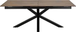 Verdun Matbord 100x200/240 cm Brun Keramik