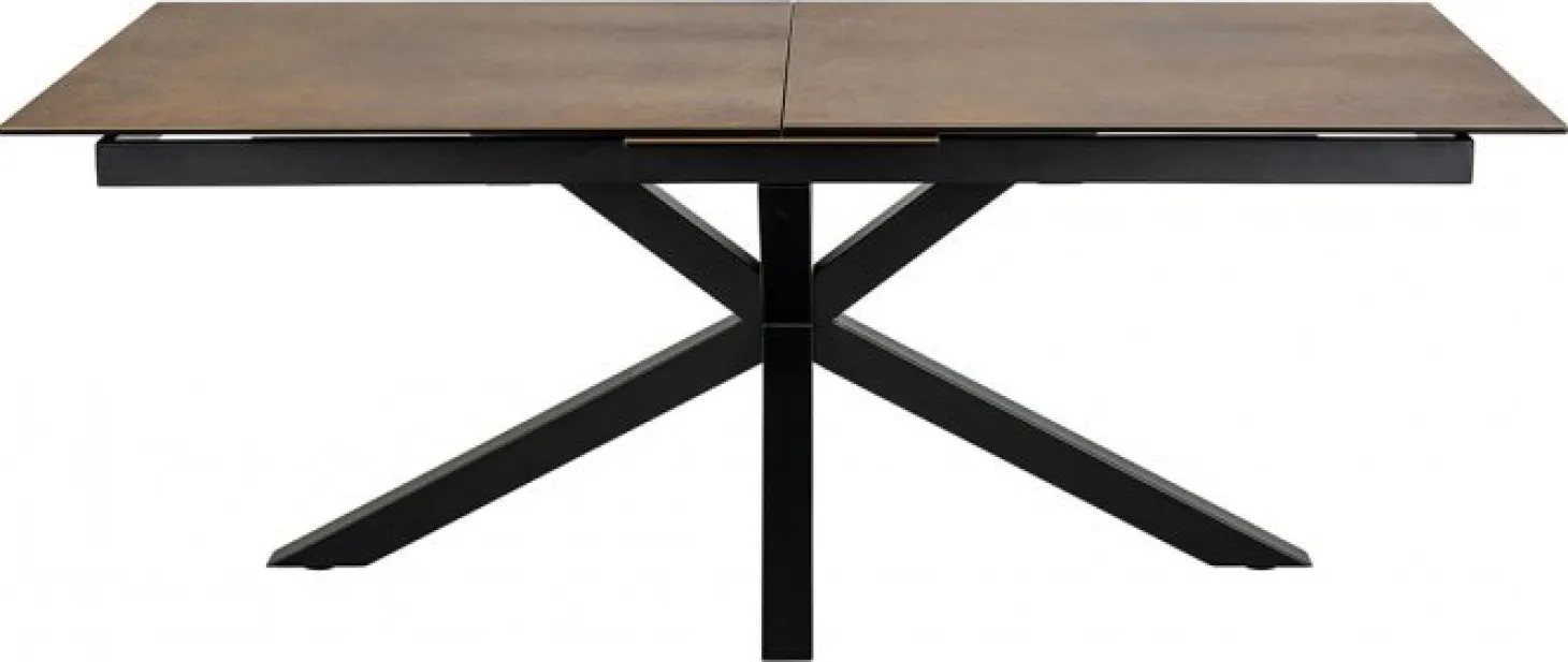 Verdun Matbord 100x200/240 cm Brun Keramik