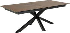 Verdun Matbord 100x200/240 cm Brun Keramik