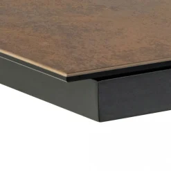 Verdun Matbord 100x200/240 cm Brun Keramik