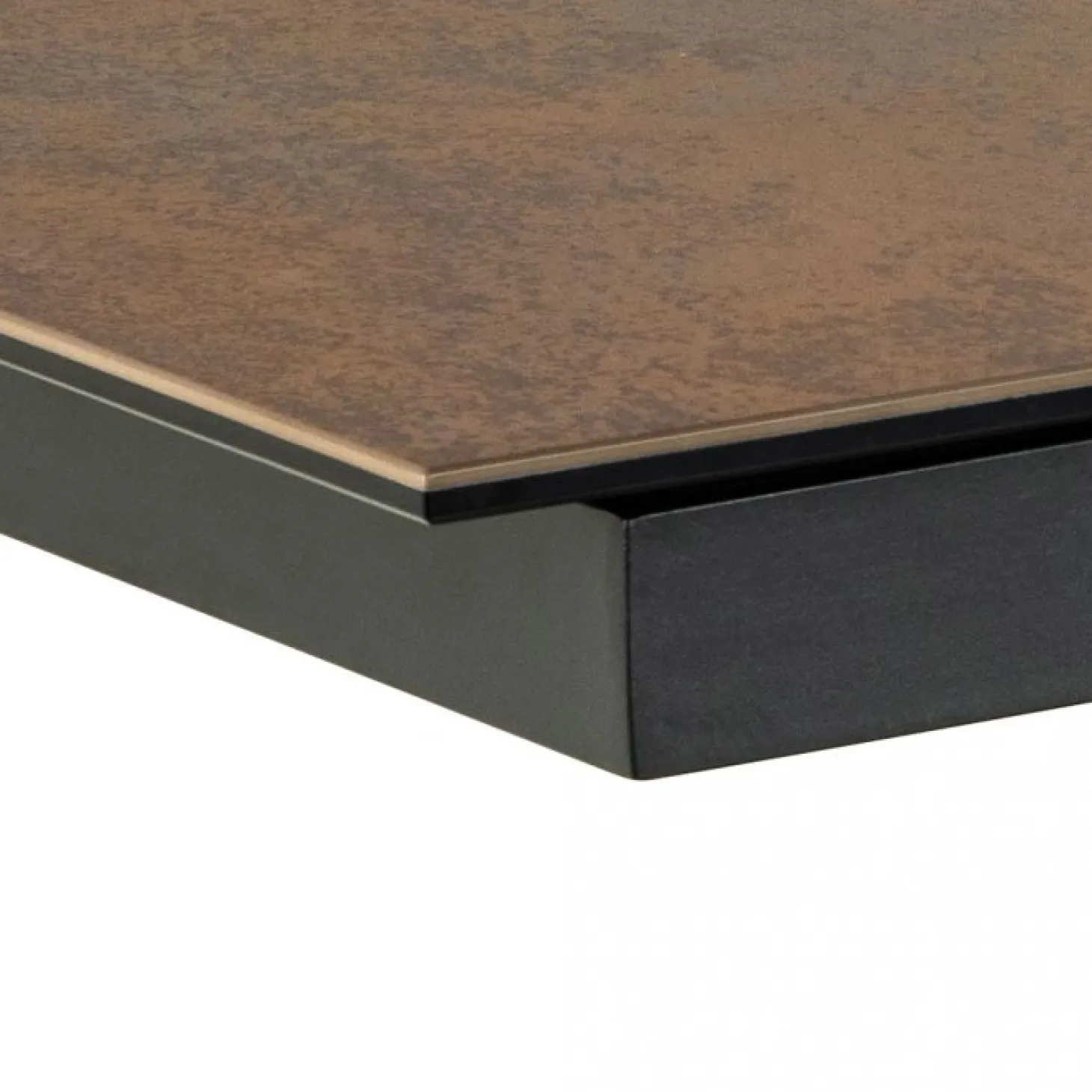 Verdun Matbord 100x200/240 cm Brun Keramik
