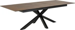 Verdun Matbord 100x200/240 cm Brun Keramik