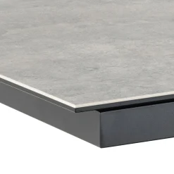 Verdun Matbord 90x160-210 cm Grå Keramik