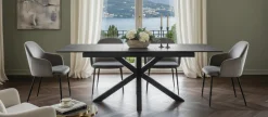Verdun Matbord 200x100 cm Svart Fairbanks