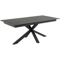 Verdun Matbord 100x200-240 cm Svart Fairbanks