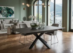 Verdun Matbord 100x200-240 cm Svart Fairbanks