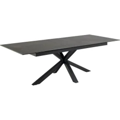 Verdun Matbord 100x200-240 cm Svart Fairbanks