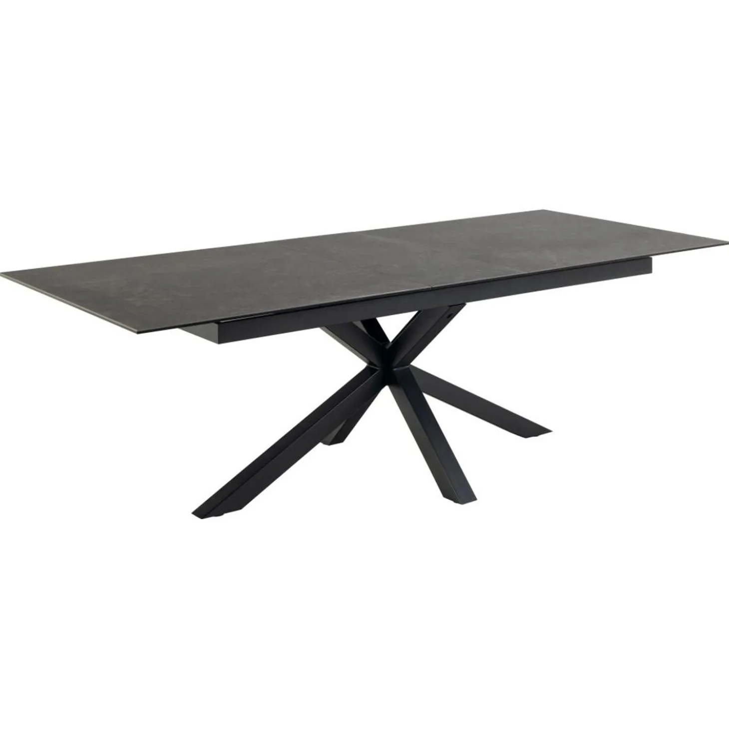 Verdun Matbord 100x200-240 cm Svart Fairbanks