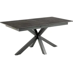 Verdun Matbord 90x168-210 cm Svart Fairbanks