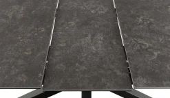 Verdun Matbord 90x160-210 cm Svart Keramik