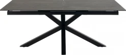 Verdun Matbord 100x200/240 cm Svart Keramik