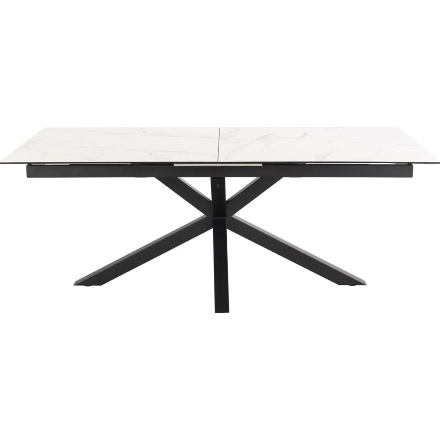 Verdun Matbord 100x200-240 cm Vitt Akranes