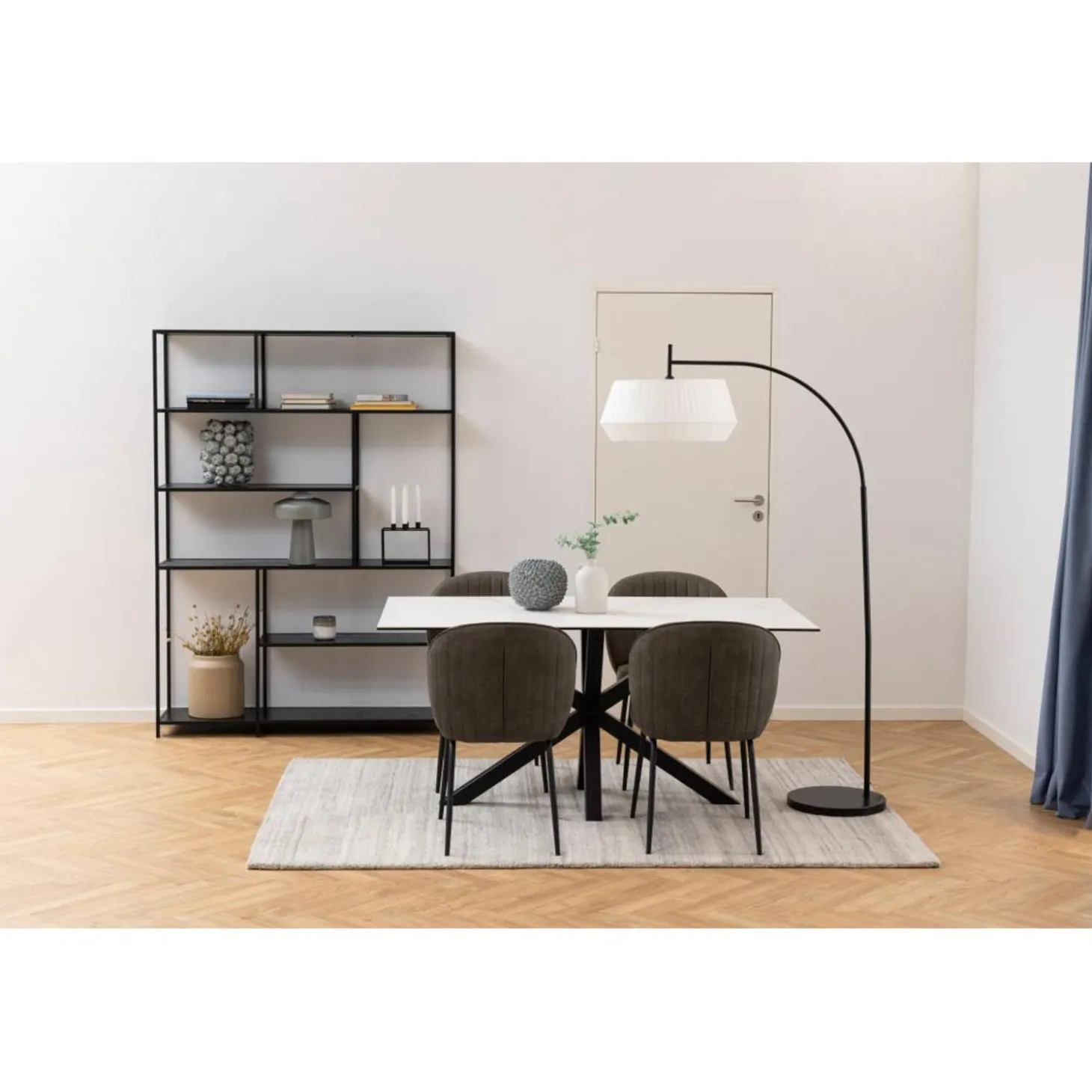 Verdun Matbord 160x90 cm Vitt Akranes