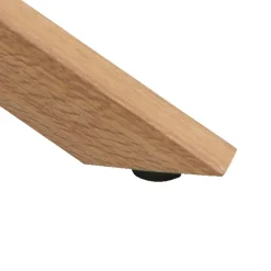 Verdun Soffbord Rund 82 cm Glas/Ek