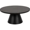 Vernon Soffbord Rund 86 cm Svart